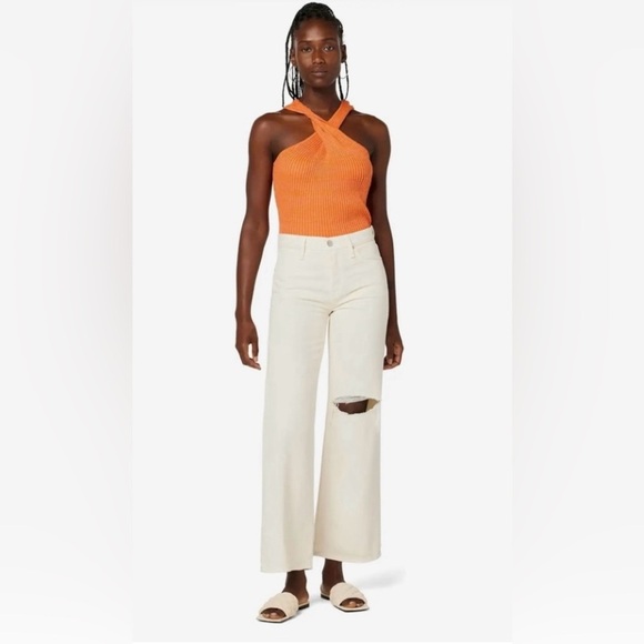 HUDSON Rosie EUC size 29 High-Rise, Wide-leg Jean in "Ecru" - Picture 4 of 5